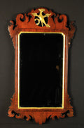 Georgian Mahogany &amp; Parcel Gilt Wall Mirror