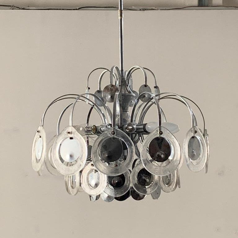 Chrome Mid Century designer lighting