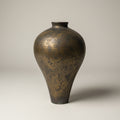 Studio Pottery Vintage Bronze-Tone Statement Vase