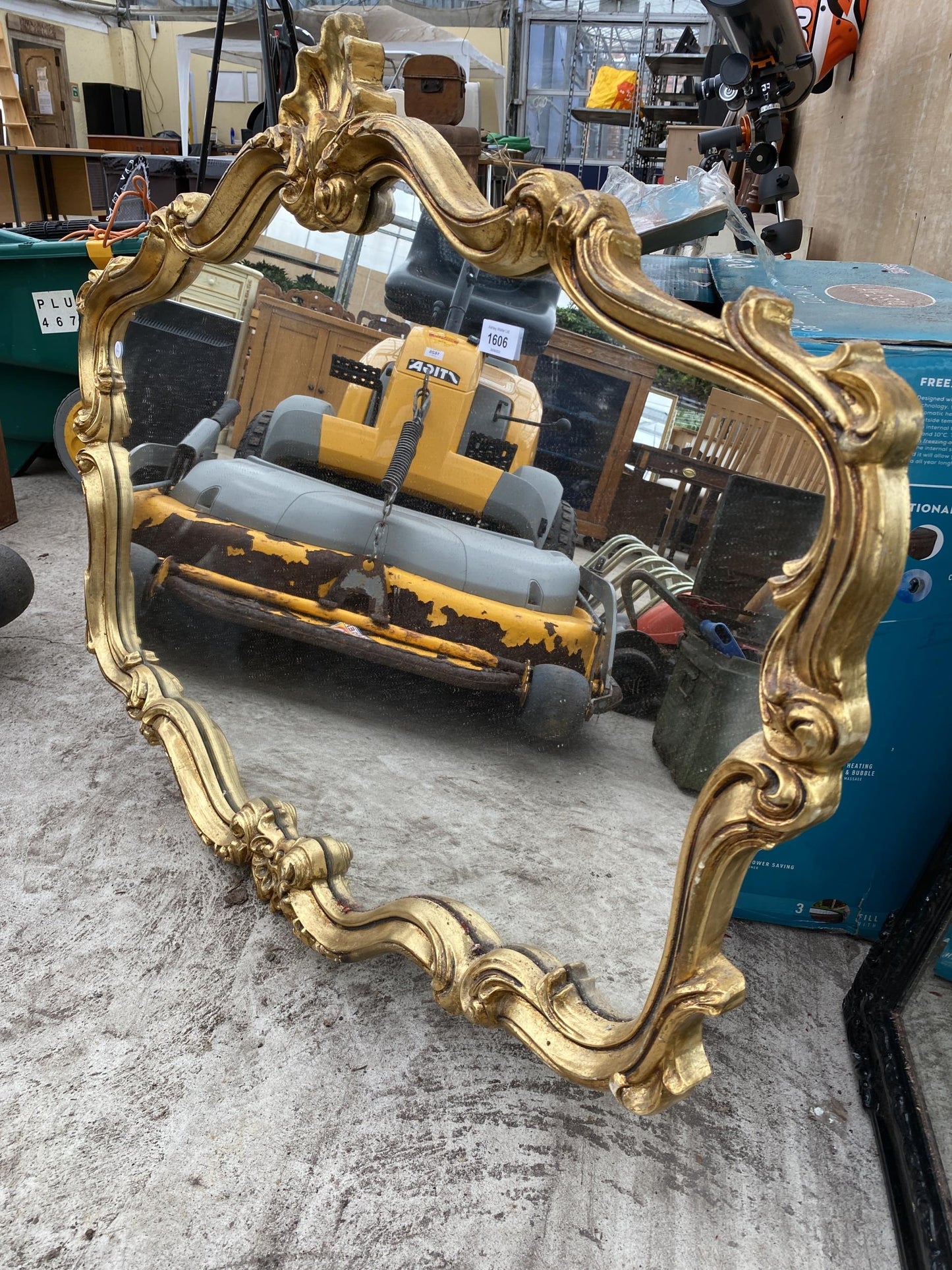 Vintage Ornate Gold Classical Wall Mirror