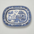 Victorian-Era Blue Willow Platter