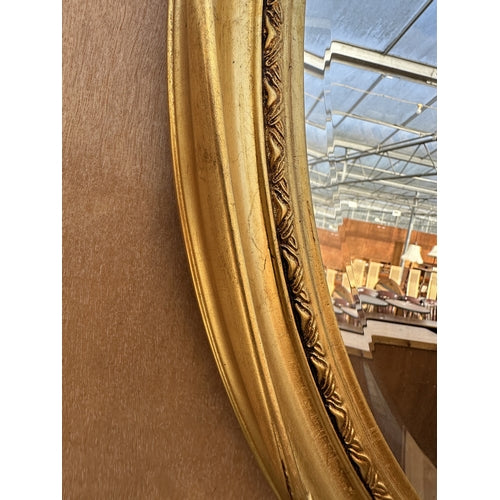 VInatge Gilt Oval Mirror