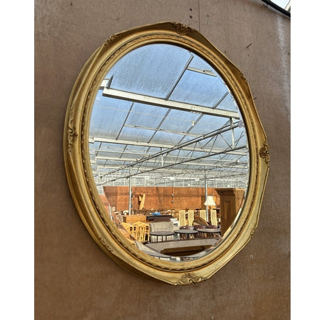 VInatge Gilt Oval Mirror