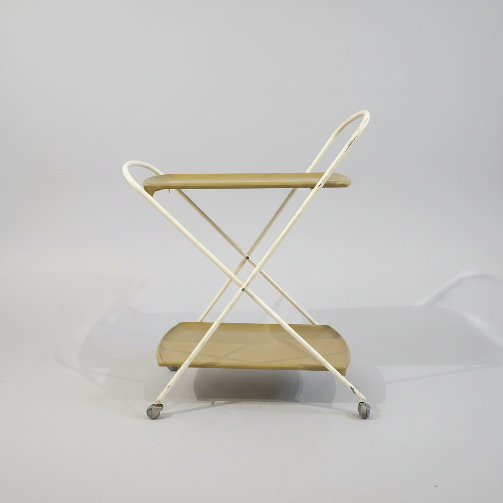 Vintage 1960s Staples & Co. Oojamaflip Folding Drinks Trolley
