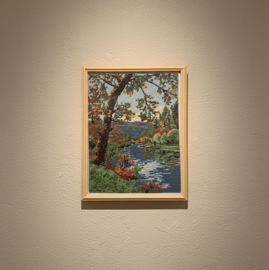 Vintage Needle Point Wall Art