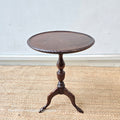 Vintage Pie-Crust Tripod Wine Table