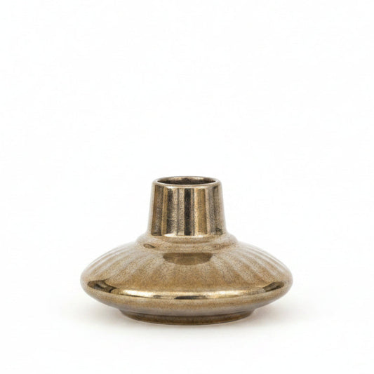 Vintage Studio Pottery Candlestick Holder - Prinknash - Made in England