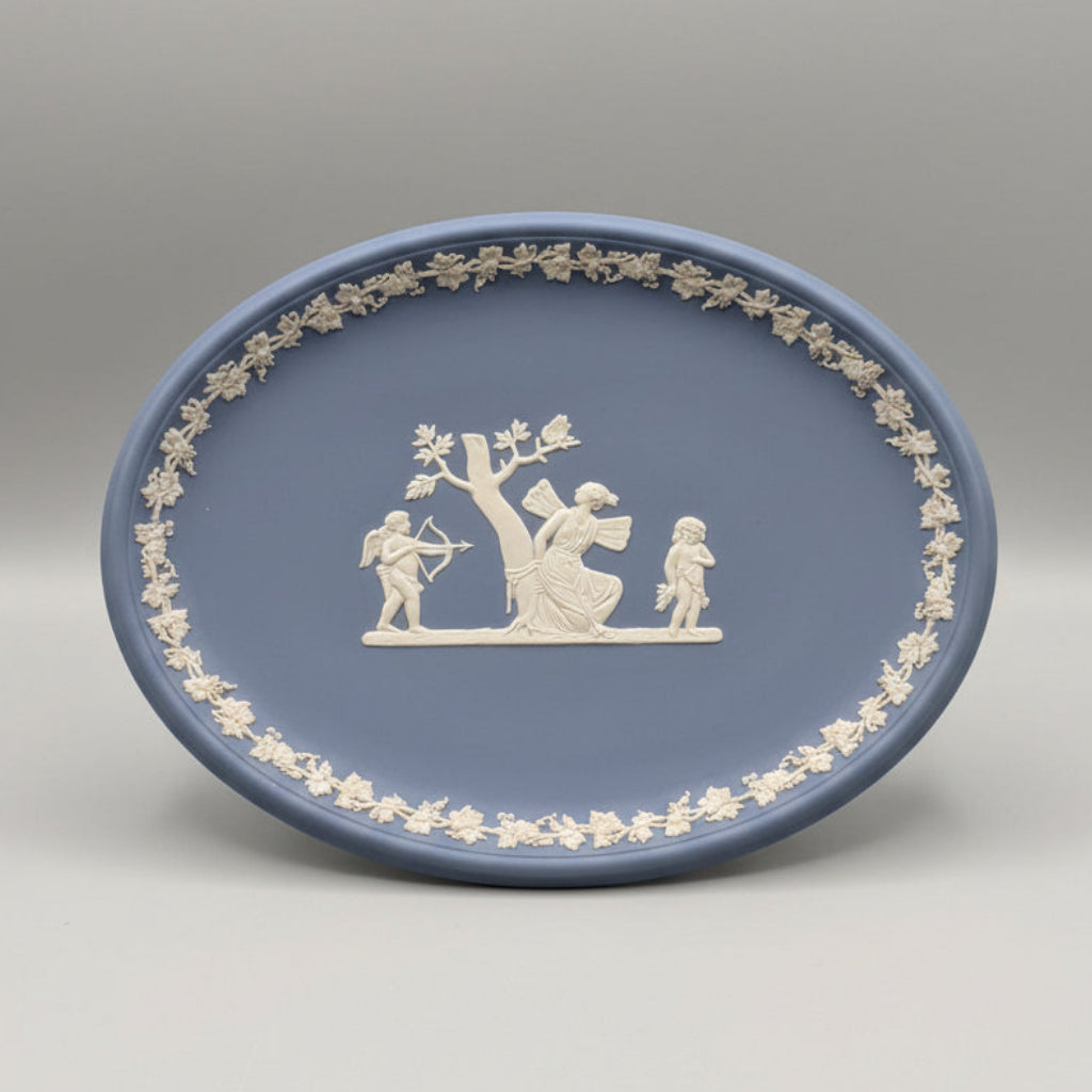 Wedgwood Jasperware Vintage Oval Dish