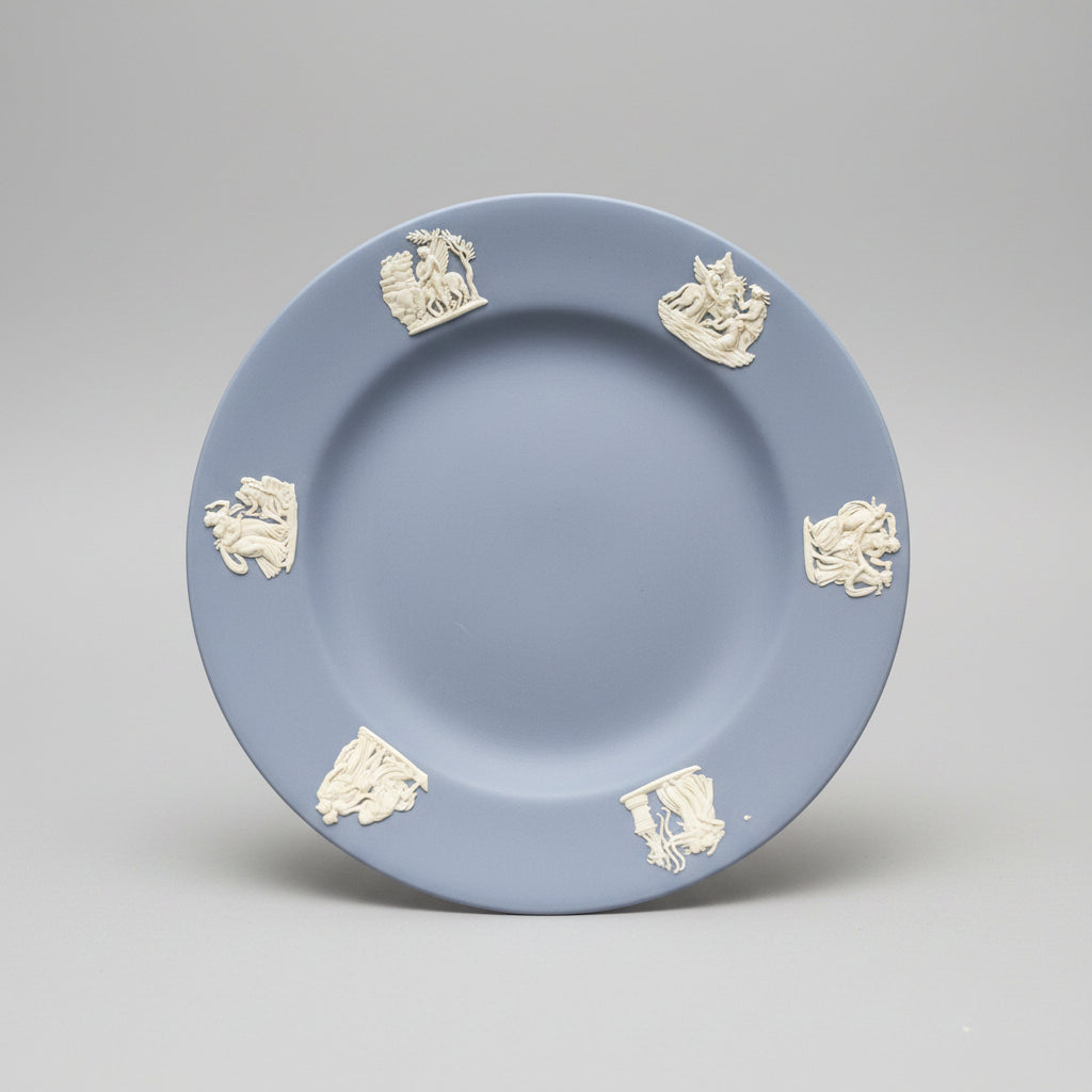 Wedgwood Jasperware Vintage Pale Blue Plates