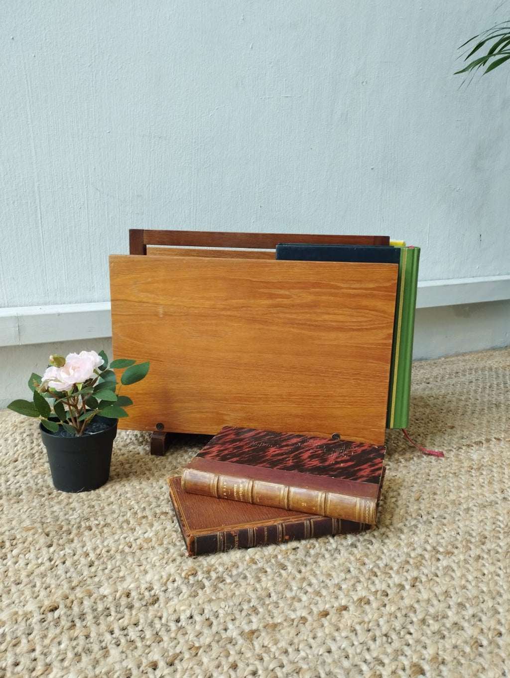 Mid century magazine holder