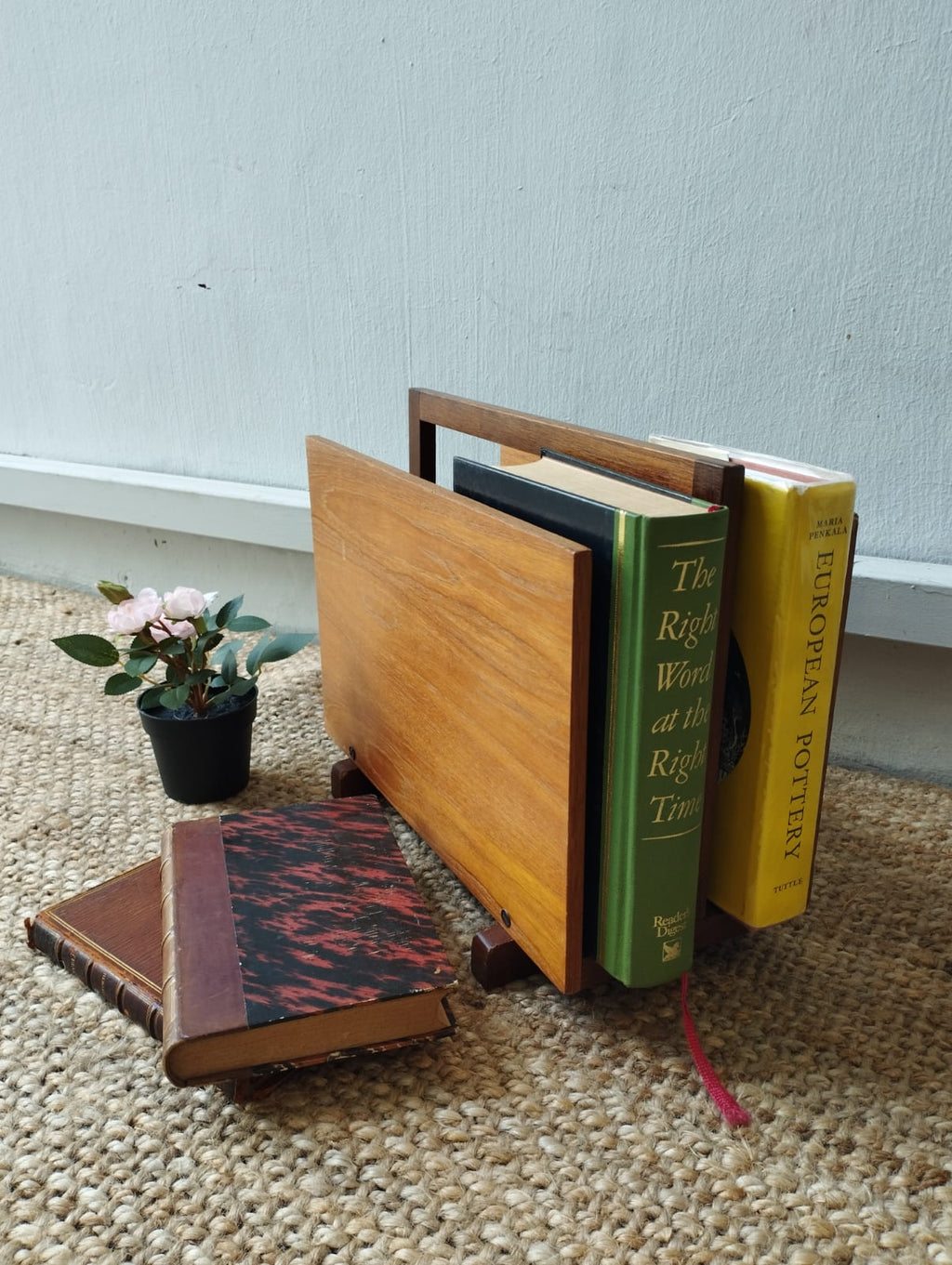 Mid century magazine holder