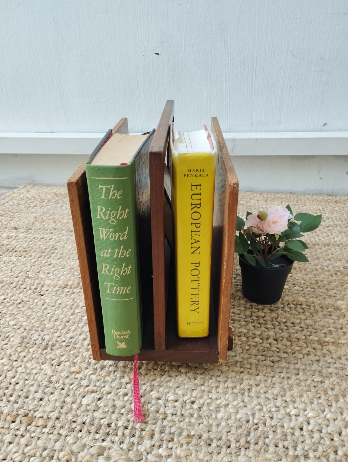 Mid century magazine holder