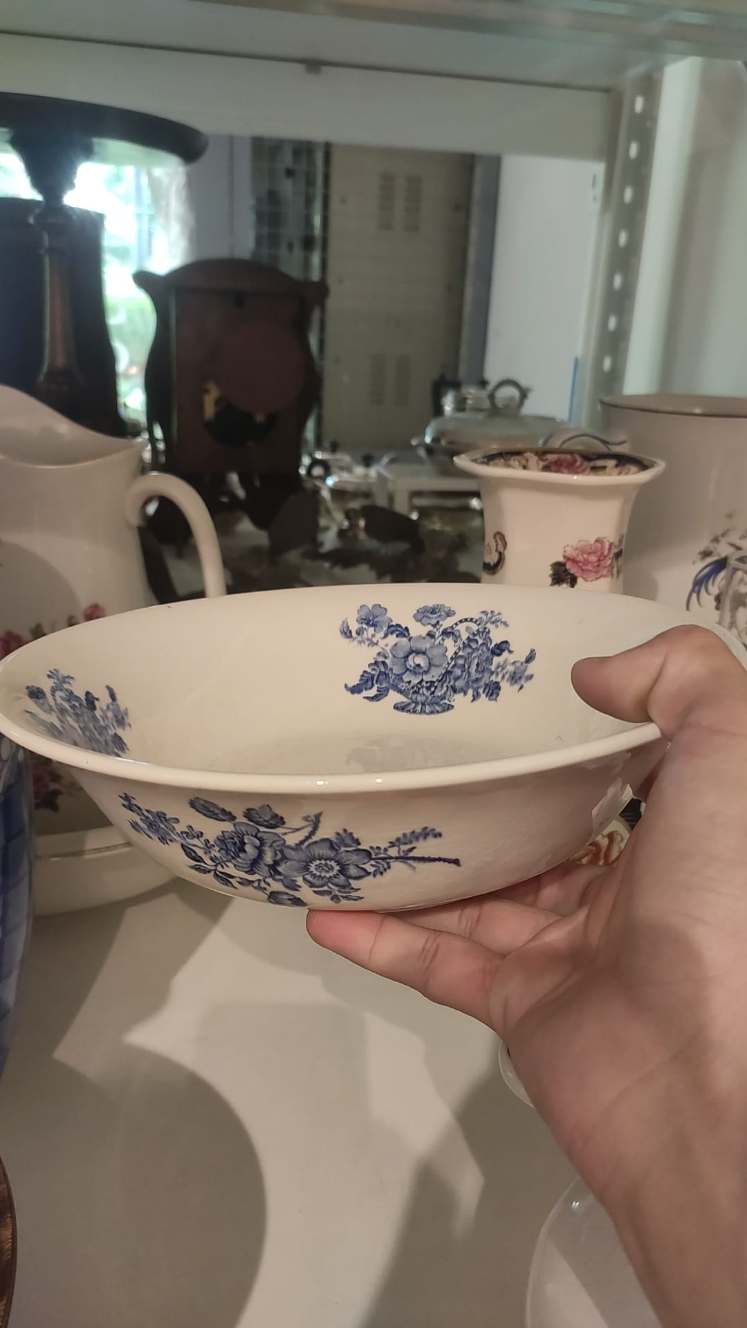 Vintage Blue and White Bowl
