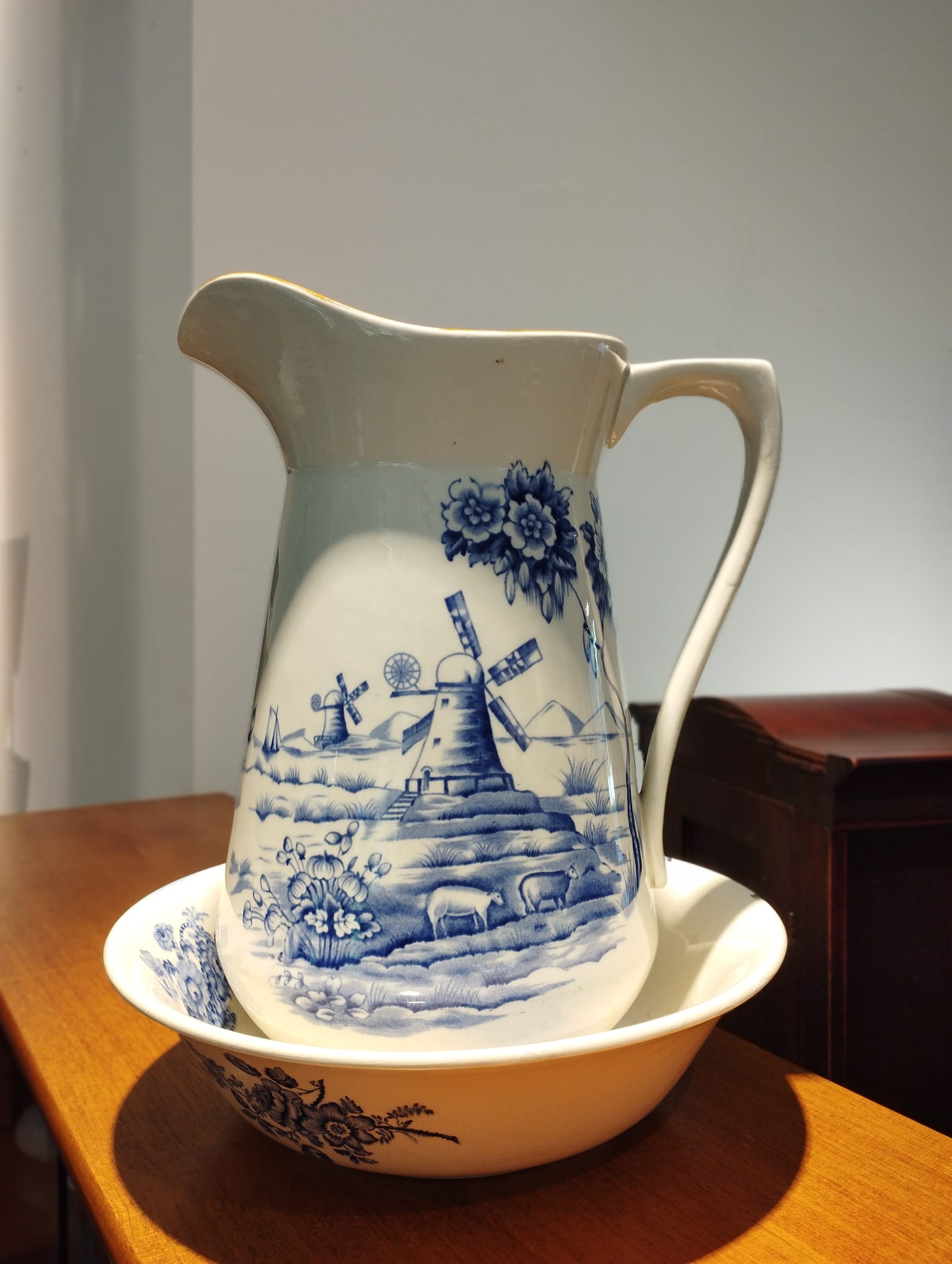 Vintage Blue and White Bowl