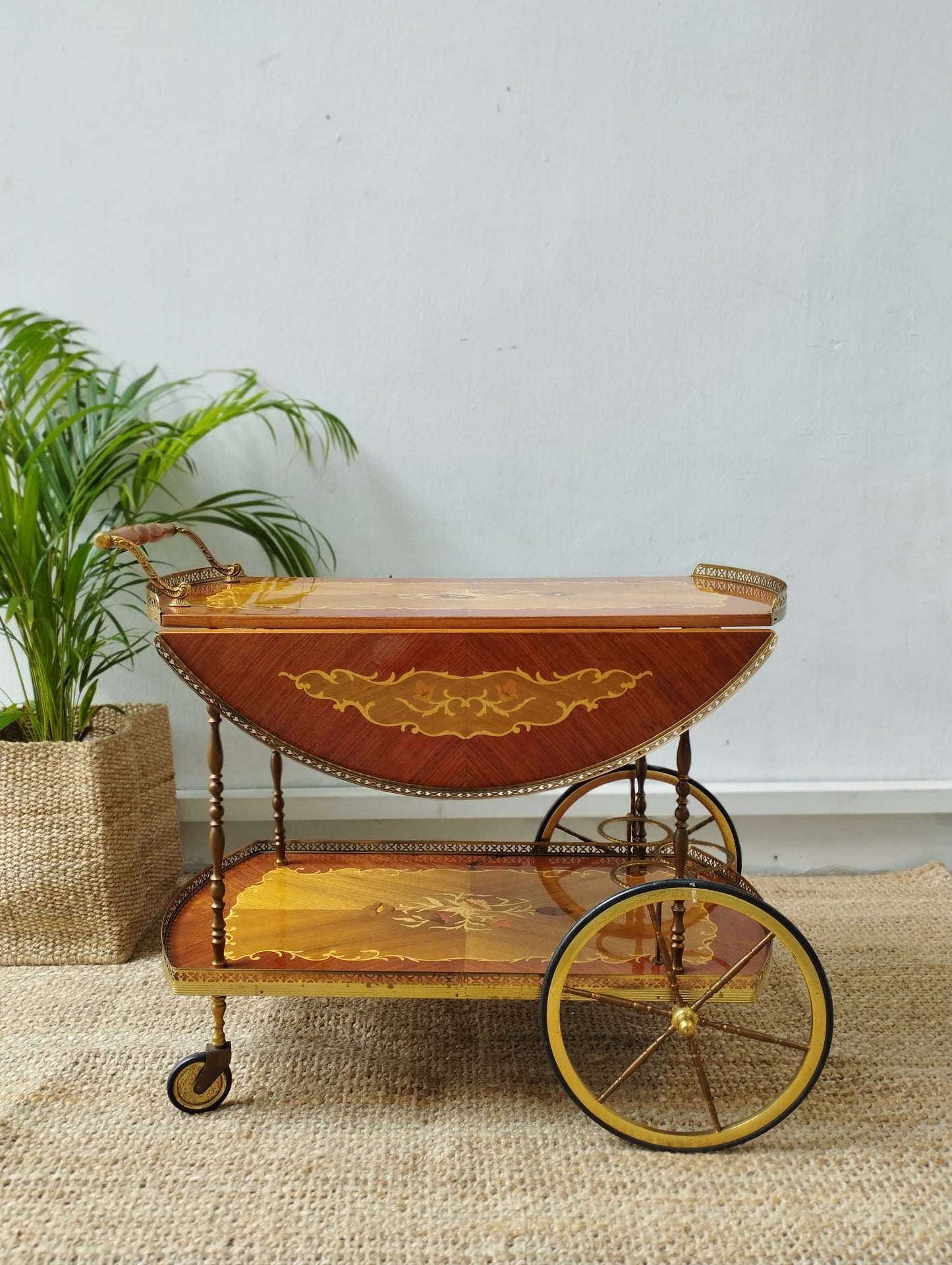 Vintage Trolley with folded side