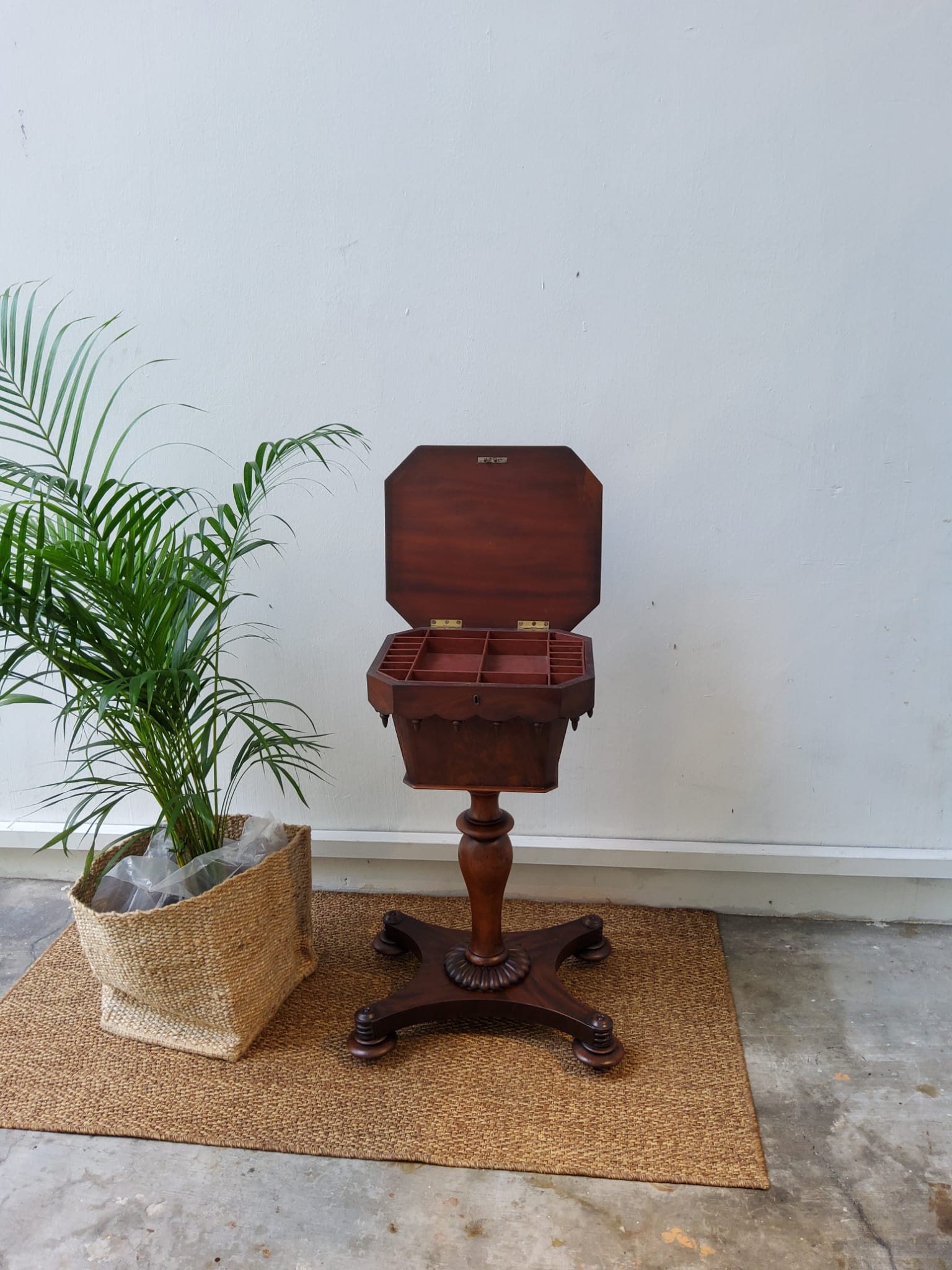 Antique 18th Century English Rosewood Sewing box