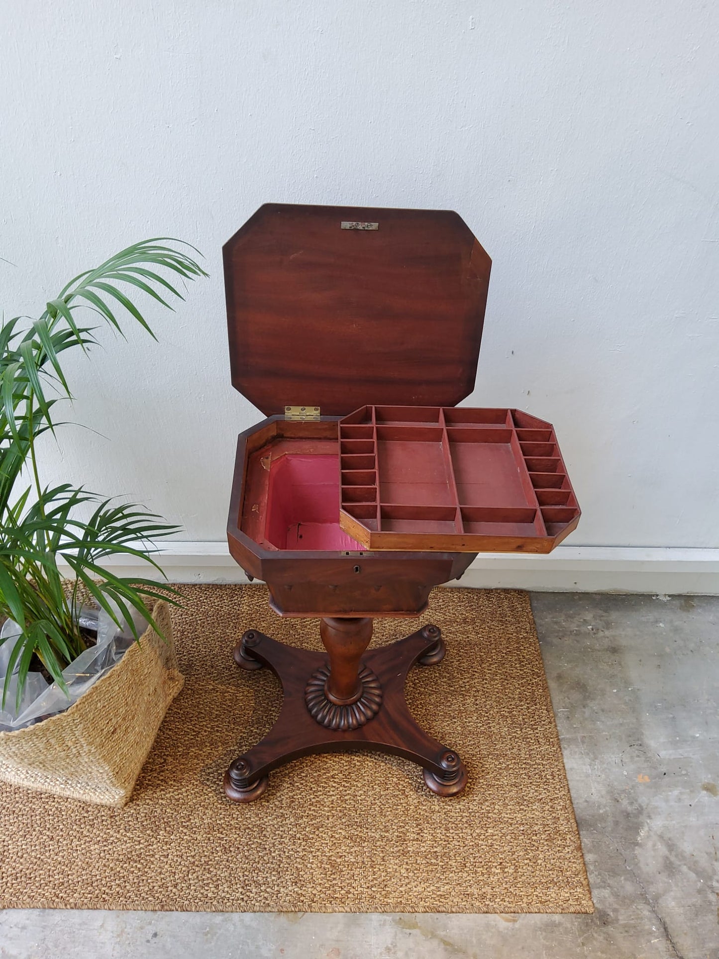 Antique 18th Century English Rosewood Sewing box