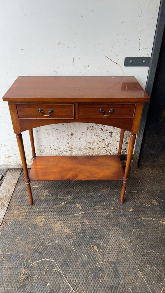 Vintage Hall table with bottom shelve