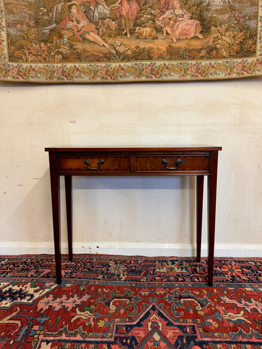 high quality Small Mahogany Banded Desk