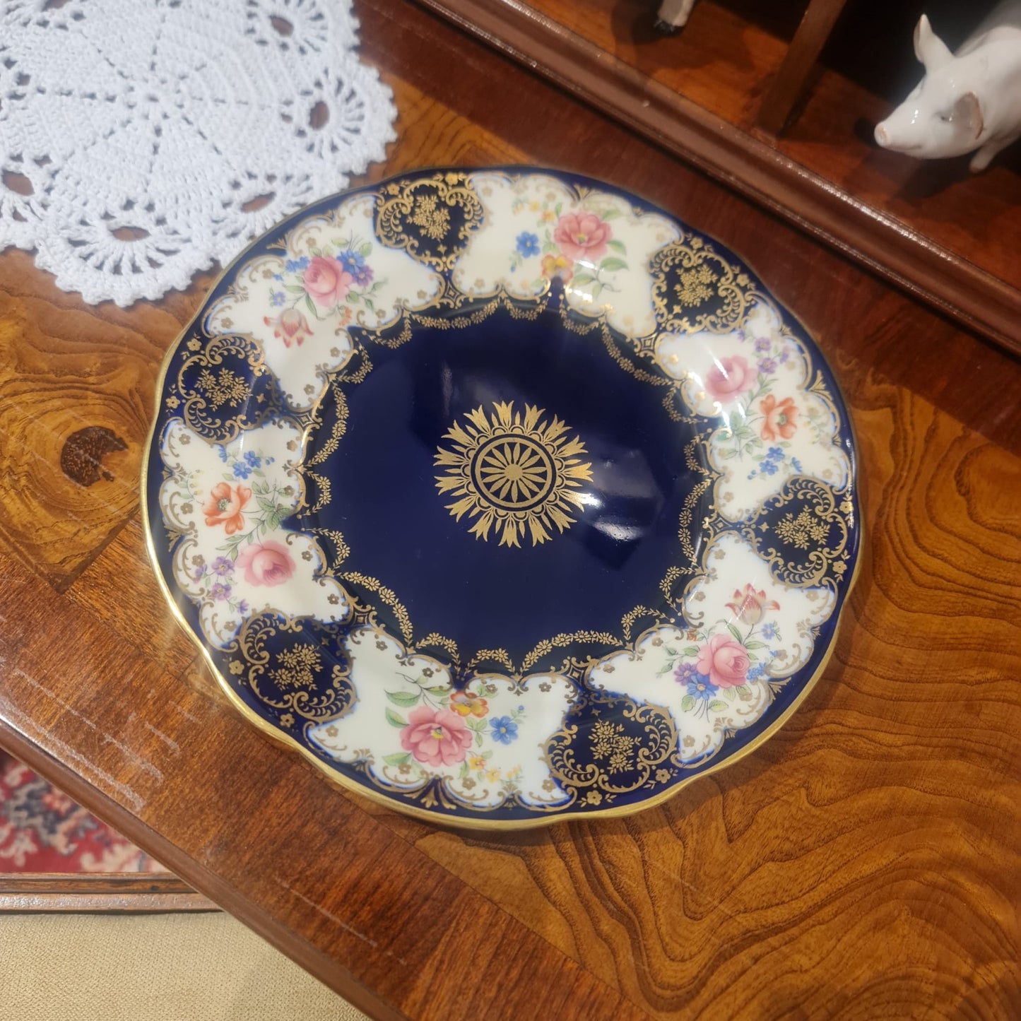 Antique Ansley Hand painted plate