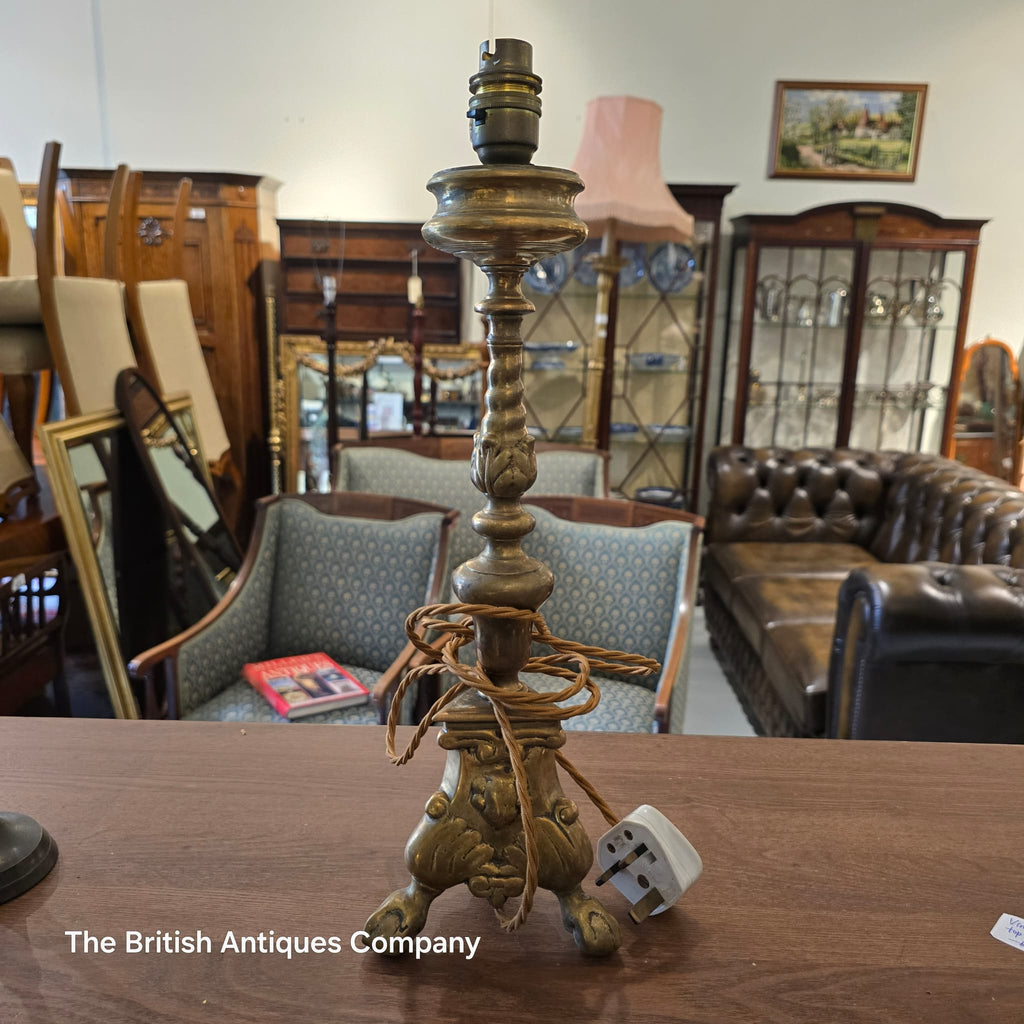 Vintage Brass Table Lamp