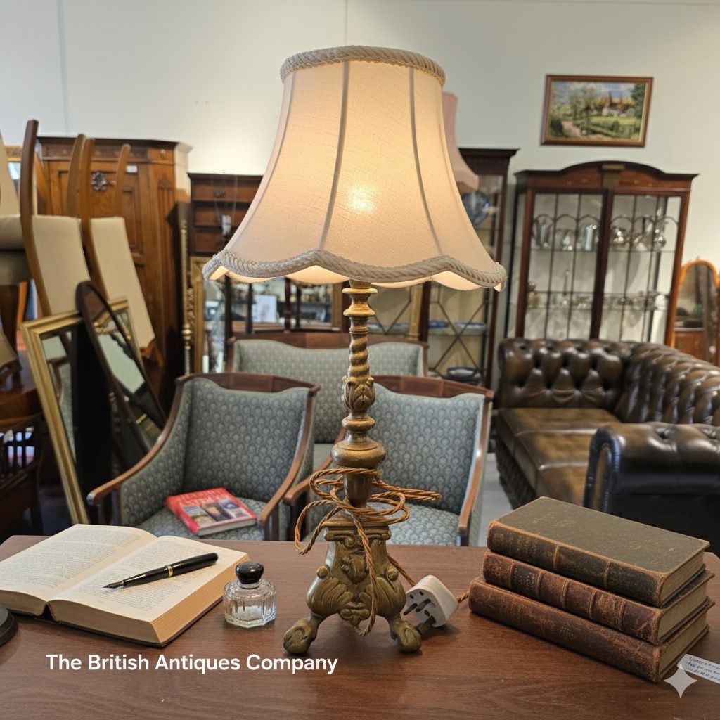 Vintage Brass Table Lamp
