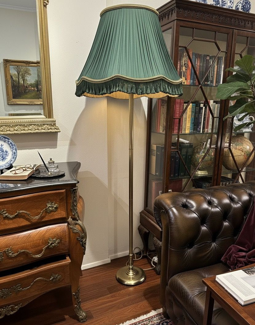 Vintage Brass Floor Lamp