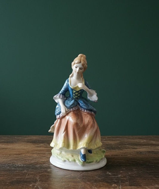 Woman in 18th-Century Rococo Porcelain figurine