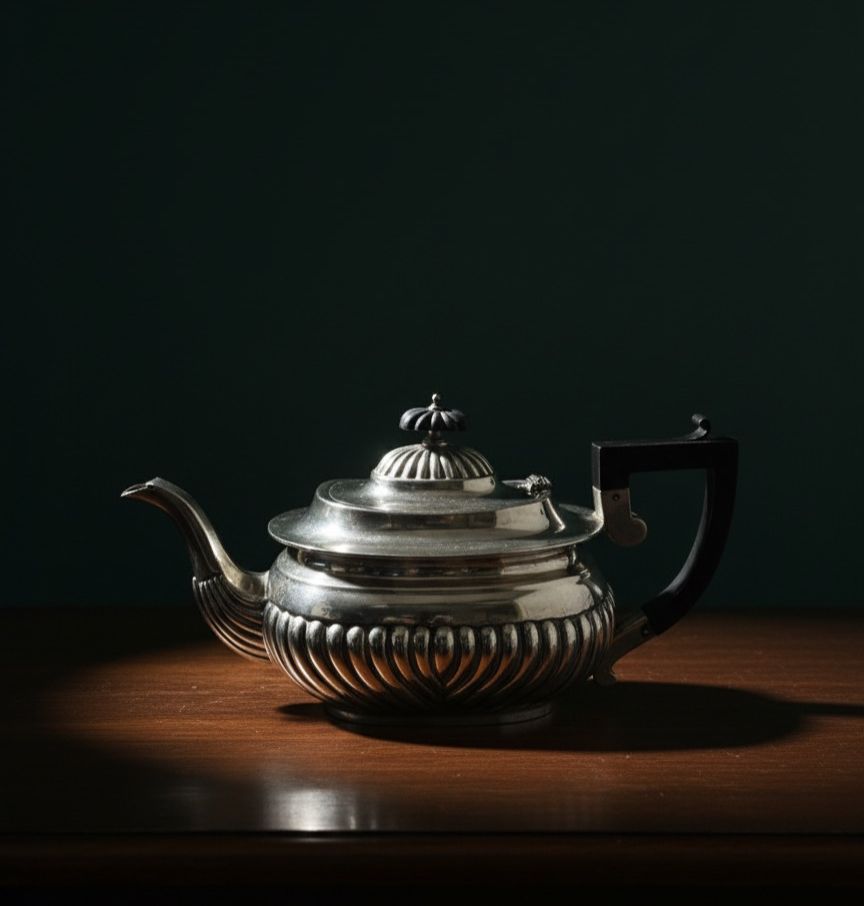 Antique Silver Plated Teapot