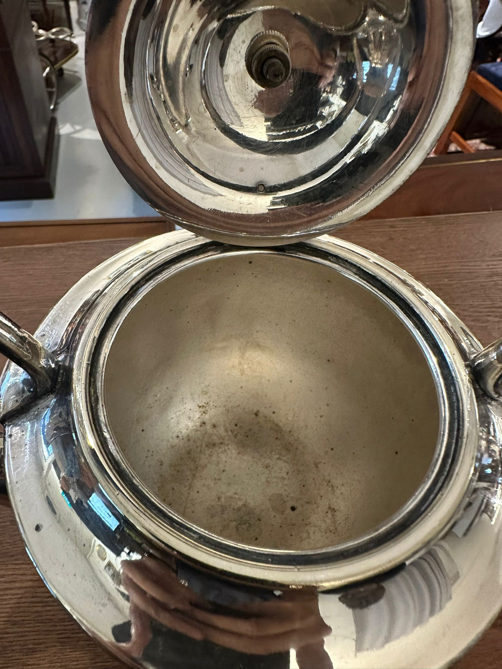 1920 JBA son Vintage handsolded silver plated teapot