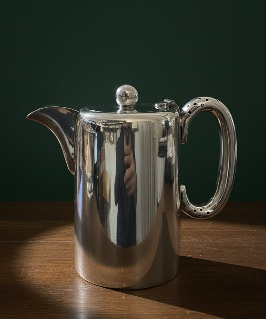 Walker Hall high grade silver plated coffee pot