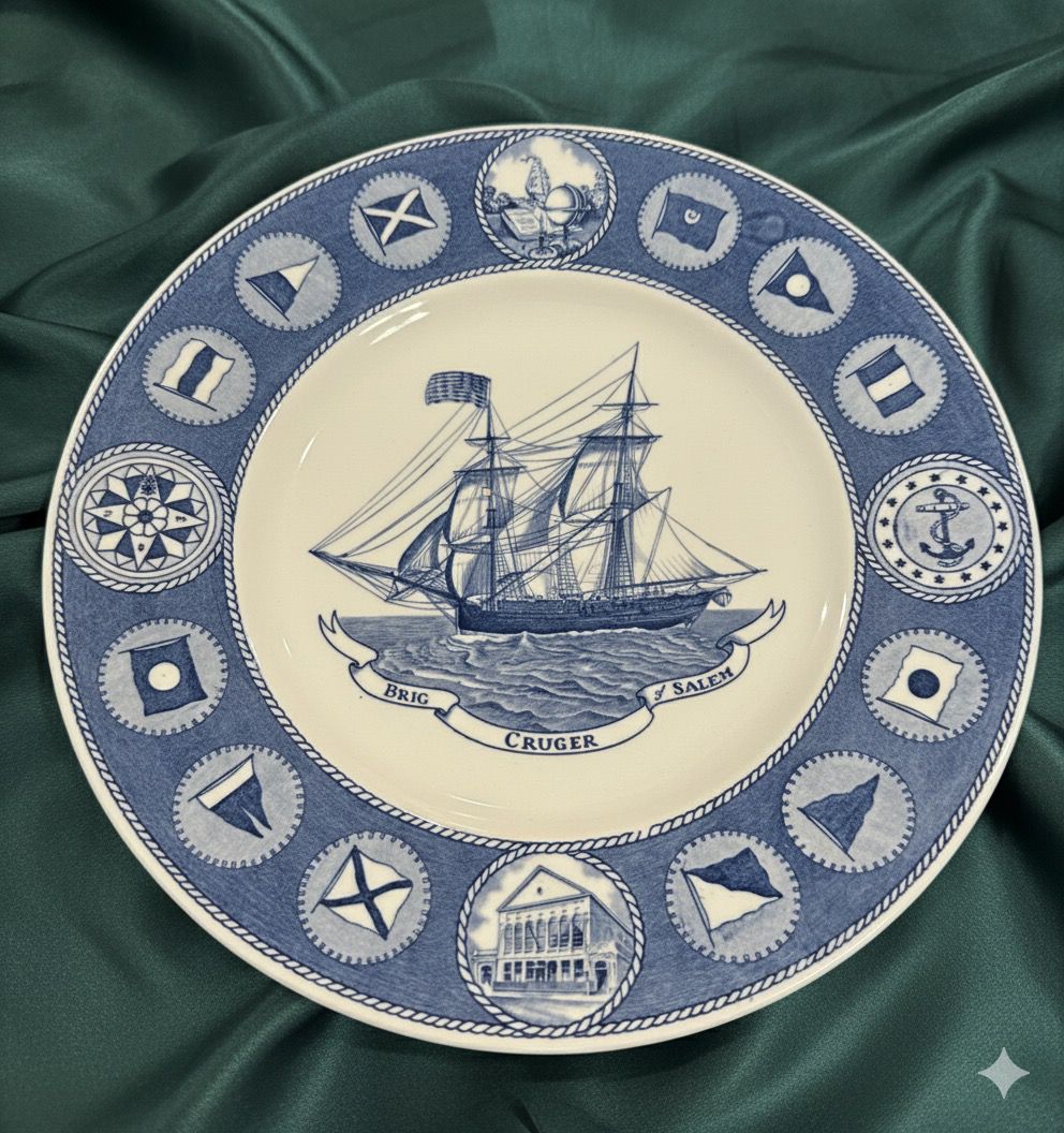 Wedgwood Brig Cruger of Salem Decorative Plate