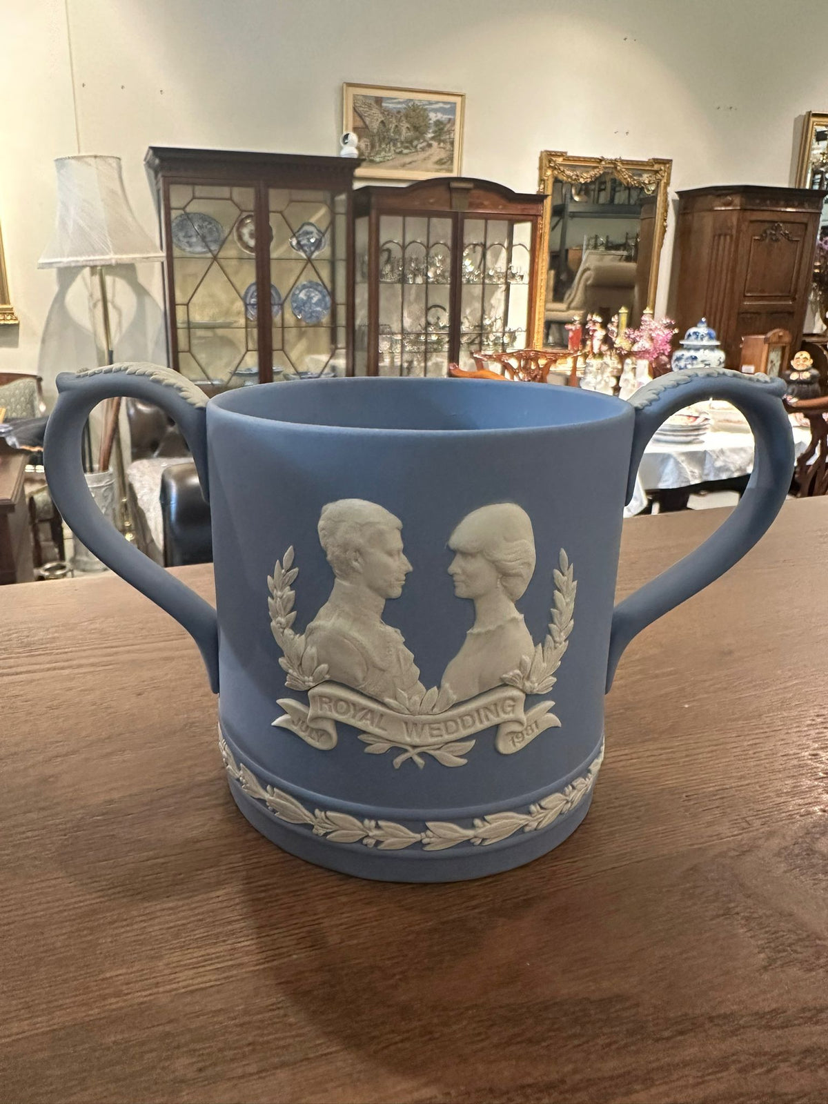 Wedgwood Jasperware The wedding of H.R.H. Twin Handle Mug