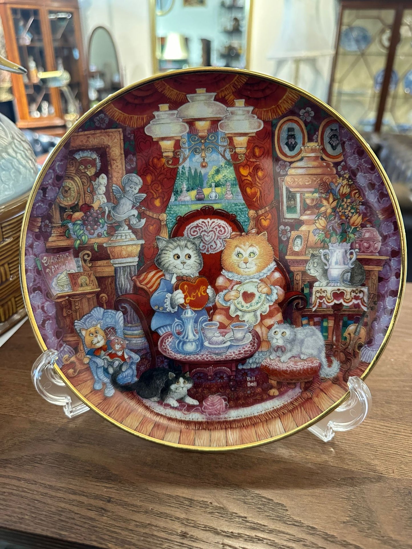 Assorted Bill Bell Limited Edition Decorative Plate