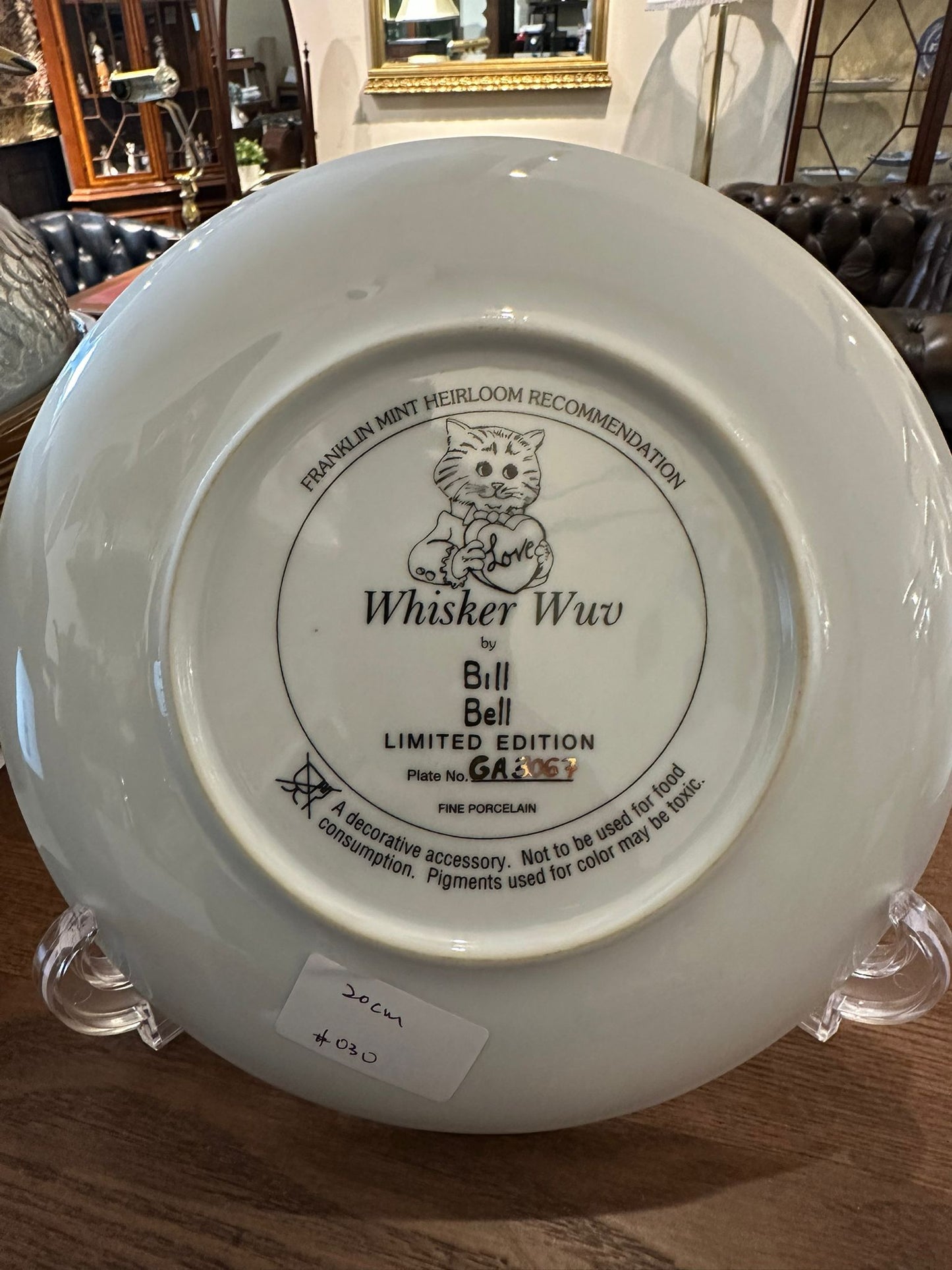 Assorted Bill Bell Limited Edition Decorative Plate