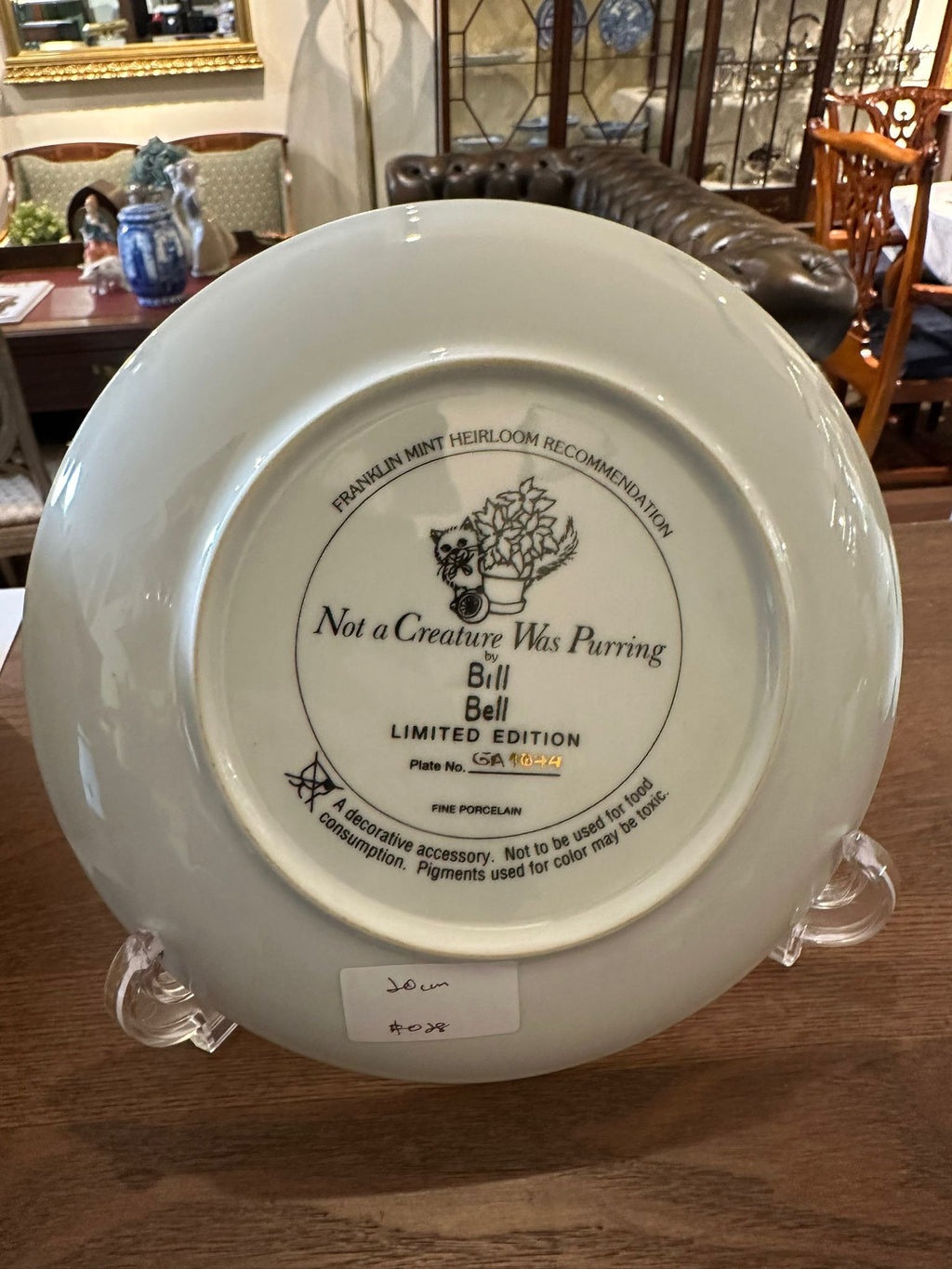 Assorted Bill Bell Limited Edition Decorative Plate