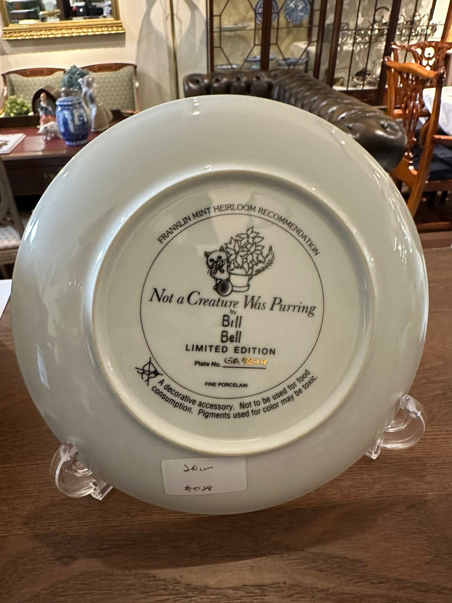 Assorted Bill Bell Limited Edition Decorative Plate