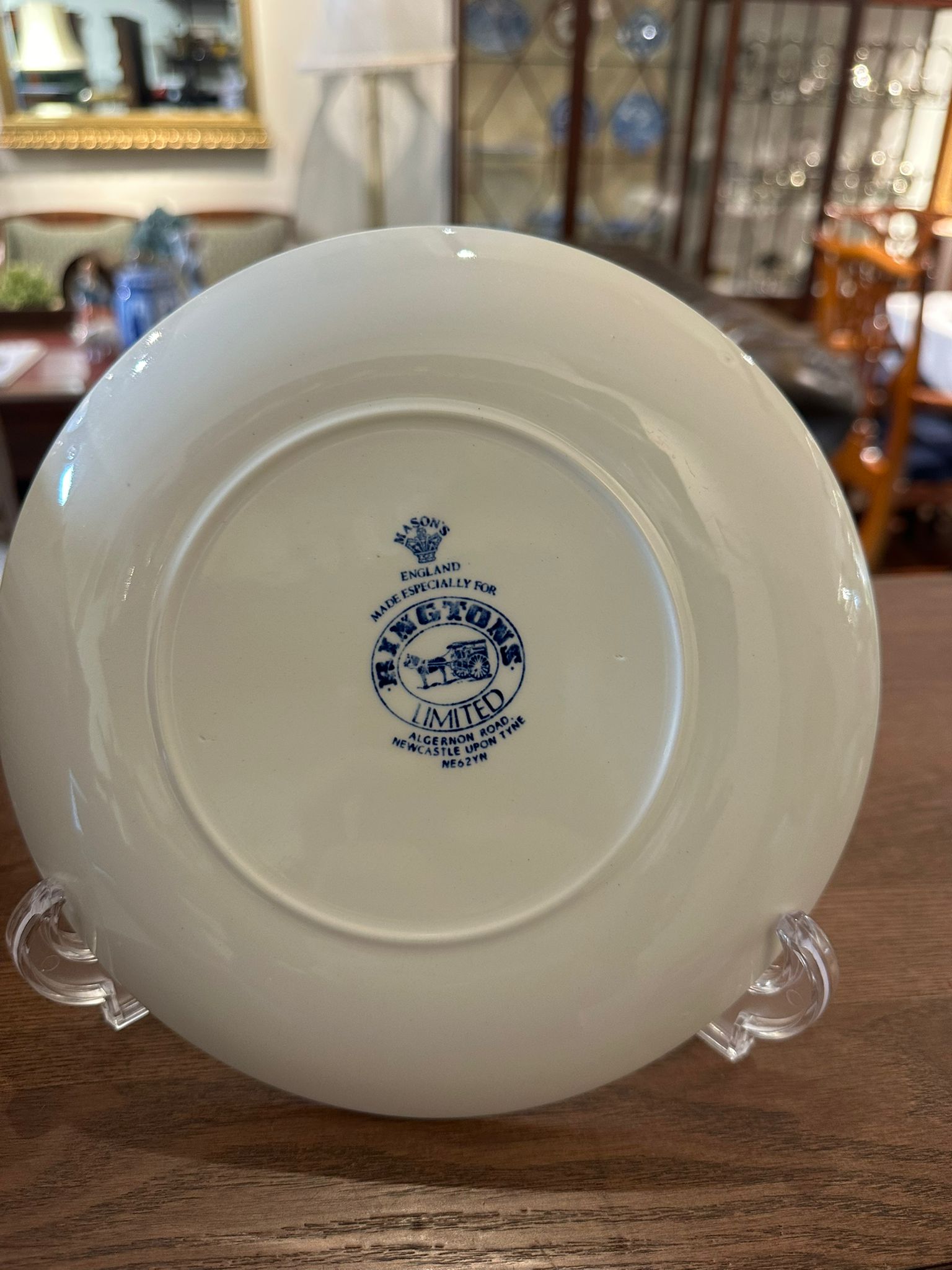 Ringtons Limited of Newcastle upon Tyne, England, by Mason's plate