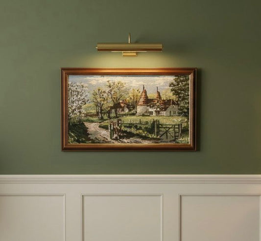 Vintage english countryside needlepoint 1