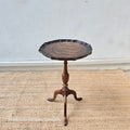 Vintage Mahogany Pie Crust Wine Table