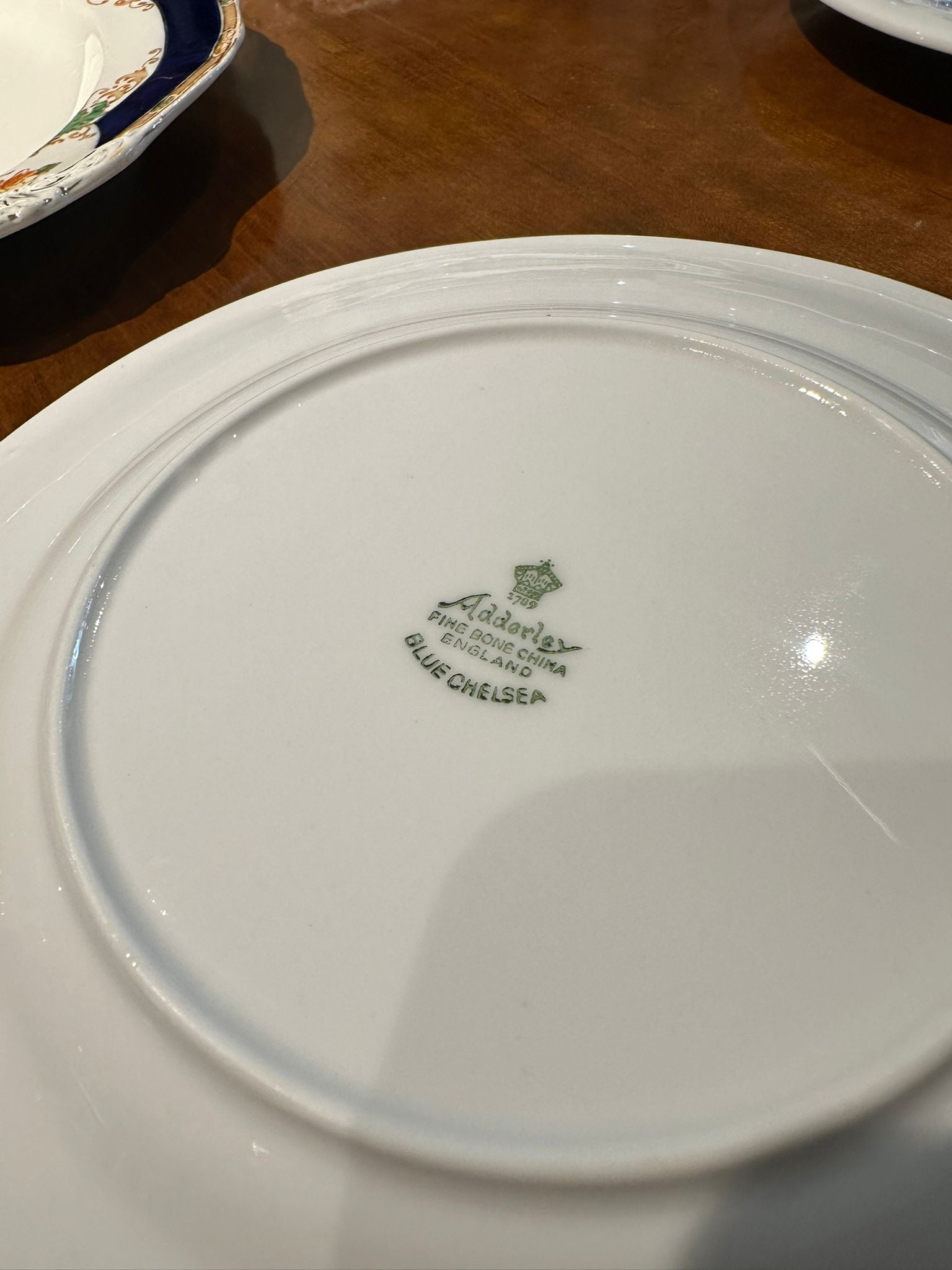 Adderley Blue Chelsea breakfast plate (20cm)
