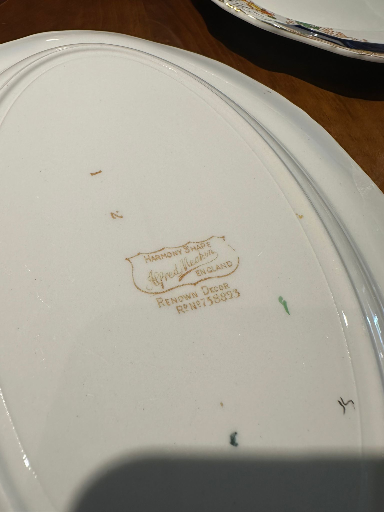 Antique Alfred Meakin Harmony Shape Platter (29cm x 21cm)