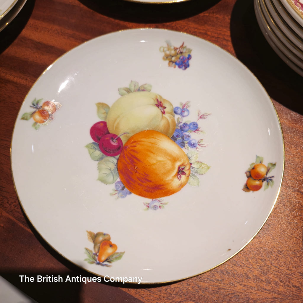 Various German Foreign porcelain fruit plates