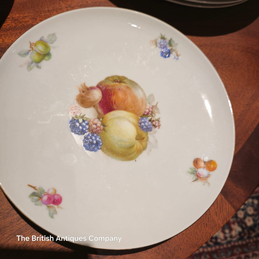 Various German Foreign porcelain fruit plates