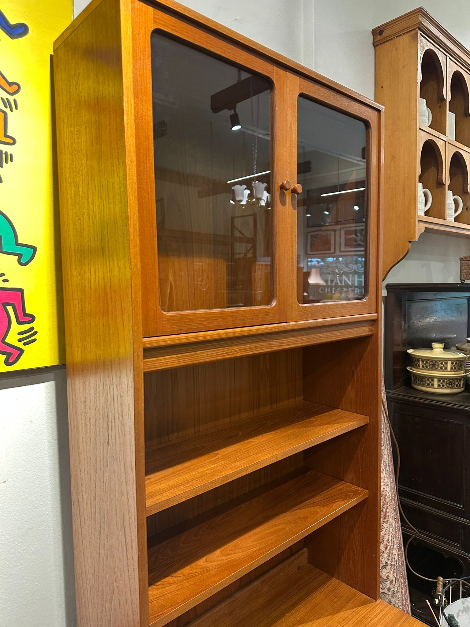 Mid-Century Modern Hutch by G-Plan - Highboy Sideboard