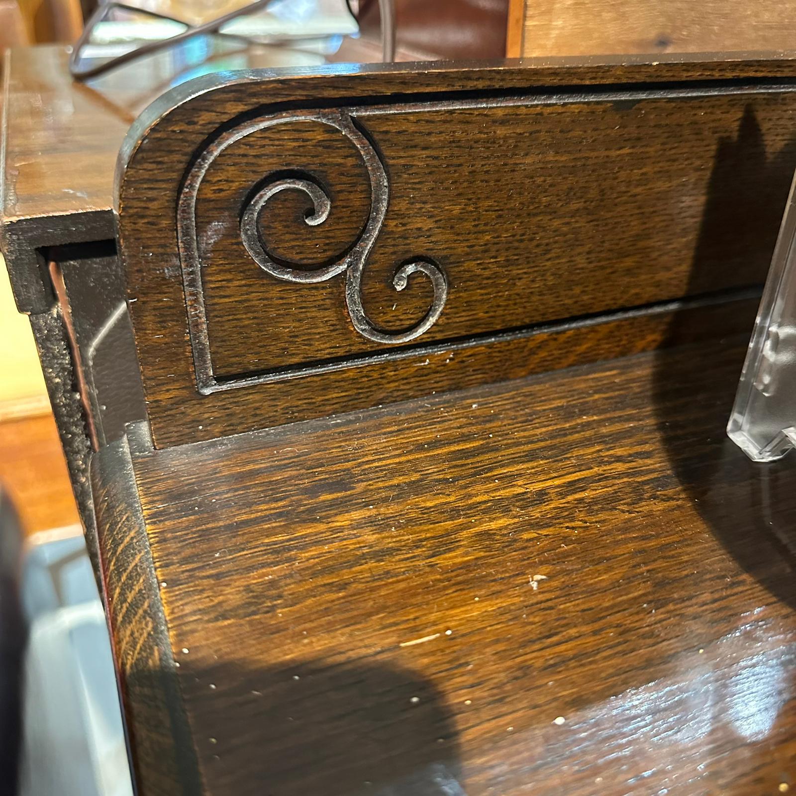 Edwardian Oak Chest of 4 Drawers