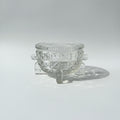 [New Arrival] Victorian Pressed Flint Glass Fruit Bowl