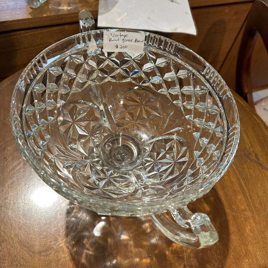 [New Arrival] Victorian Pressed Glass Footed Bowl