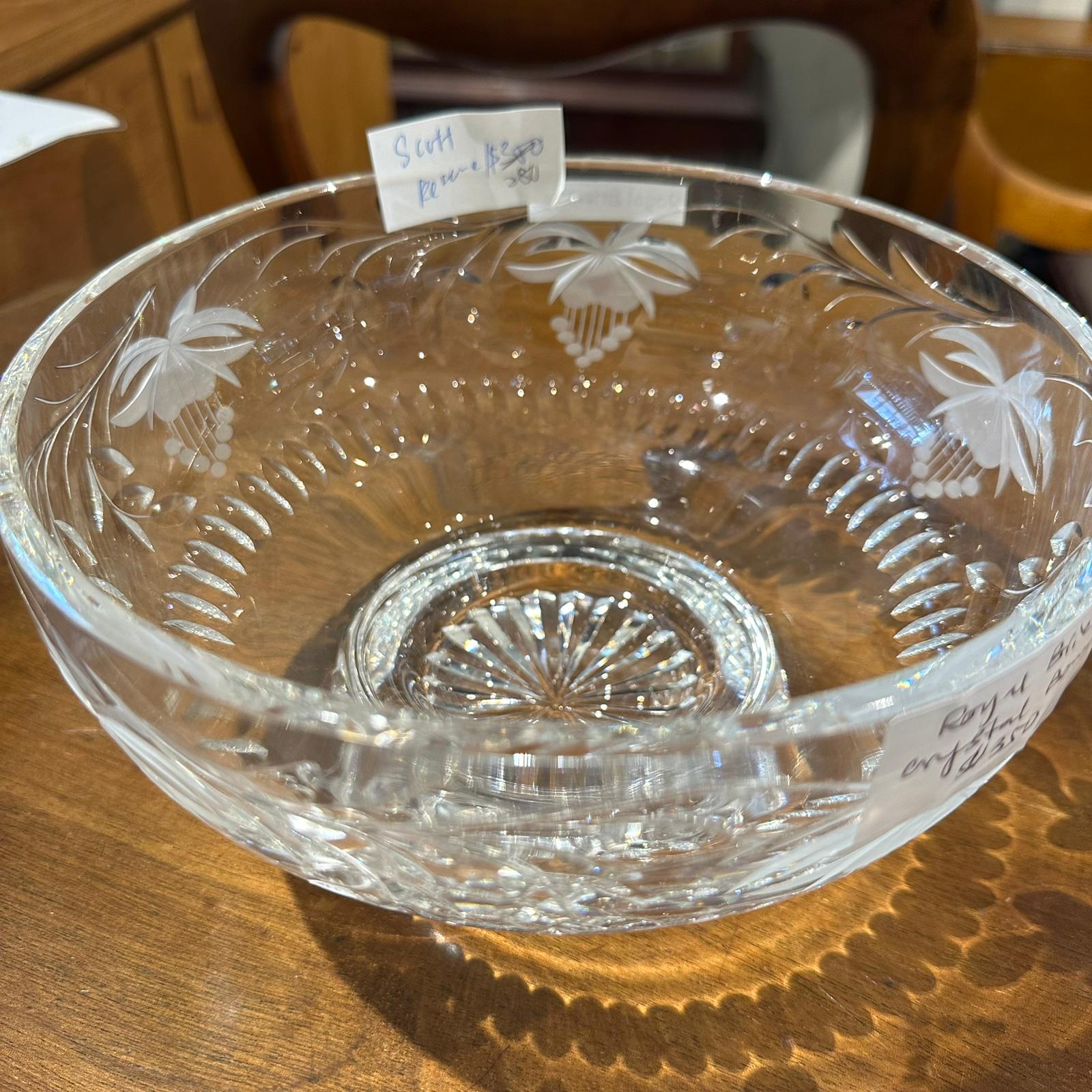 [NEW ARRIVAL] Royal Brierley Crystal Bowl