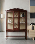 [Pre-Order] Mahogany Inlaid Display Cabinet The Central Glazed Lattice Door